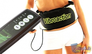 Liekninantis ir celiulitą mažinantis vibro diržas "Vibroaction" Liekninantis ir celiulitą mažinantis vibro diržas "Vibroaction"