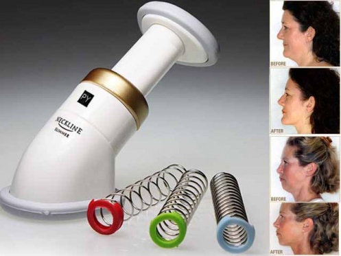 Kaklo, smakro ir pagurklio masažuoklis-treniruoklis "Neckline Slimmer"