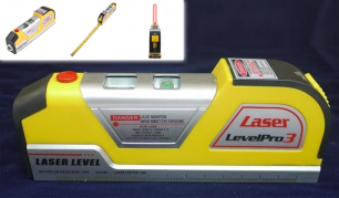 Daugiafunkcinis prietaisas - gulsčiukas "Lazer Level PRO 3"! Daugiafunkcinis prietaisas - gulsčiukas "Lazer Level PRO 3"!
