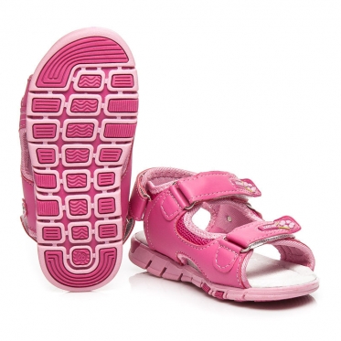 Rožiniai vaikiški sandalai