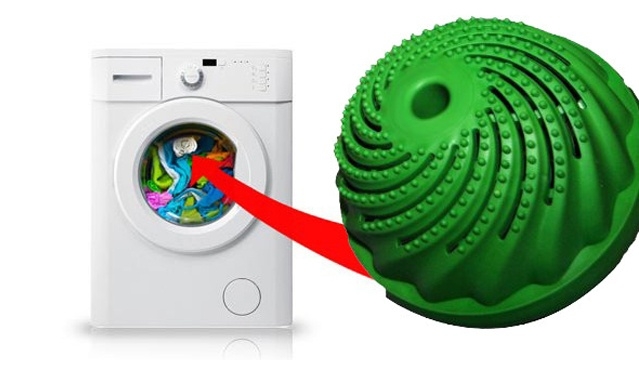 Daugkartinio naudojimo ekologiškas, ekonomiškas skalbimo kamuolys