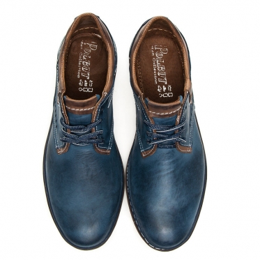 Mėlyni vyriški sezoniniai batai  