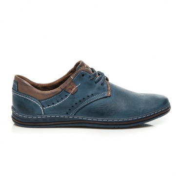 Mėlyni vyriški sezoniniai batai  