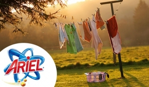 Skalbimo milteliai ARIEL. Net 15 kg pakuotė! Skalbimo milteliai ARIEL. Net 15 kg pakuotė!