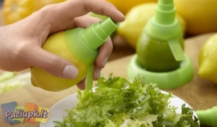 Citrusinių vaisių sulčių purkštukas