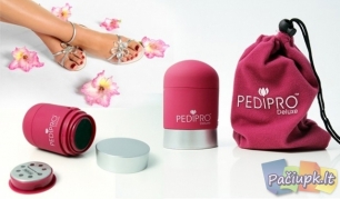 Elektrinis pėdų šveitiklis "Pedi Pro Deluxe" su priedais Elektrinis pėdų šveitiklis "Pedi Pro Deluxe" su priedais