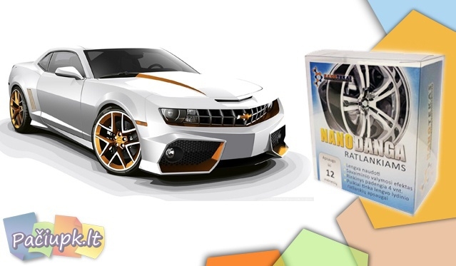 "Nanotec" apsauginė danga ratlankiams - ypatinga priežiūra Jūsų automobiliui!