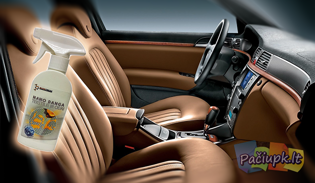 "Nanotec" hidrofobinė nano danga švariam Jūsų automobilio salonui