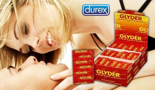 DUREX GLYDER AMBASSADOR prezervatyvų rinkinys