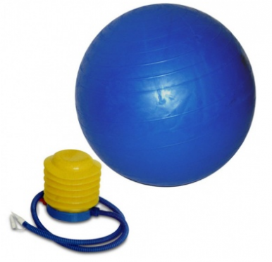 Gimnastikos kamuolys 75 cm + pompa