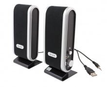 Stereo garsiakalbiai su USB jungtimi, 2 vnt.