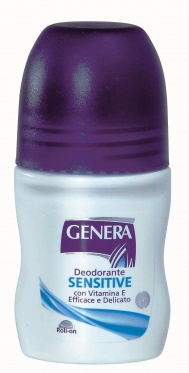 Rutulinis dezodorantas jautriai odai "Genera", 50 ml