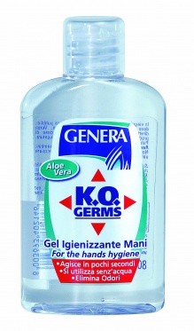 Rankų dezinfekavimo gelis su alavijų ekstraktu "Genera", 80 ml