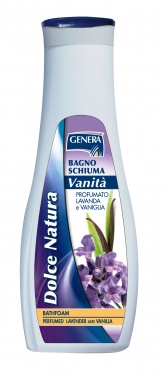Vonios putos su levandų ir vanilės kvapu "Genera", 750 ml
