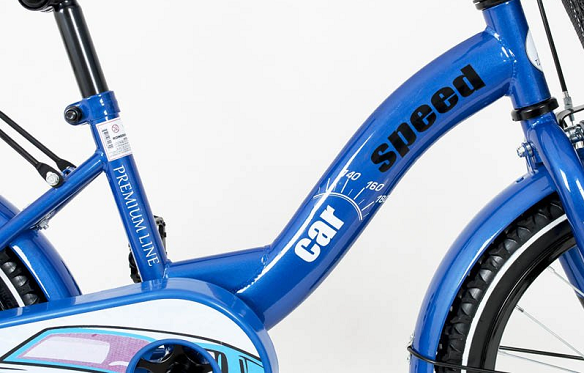 Vaikiškas mėlynas dviratis "Tomabike", 14"