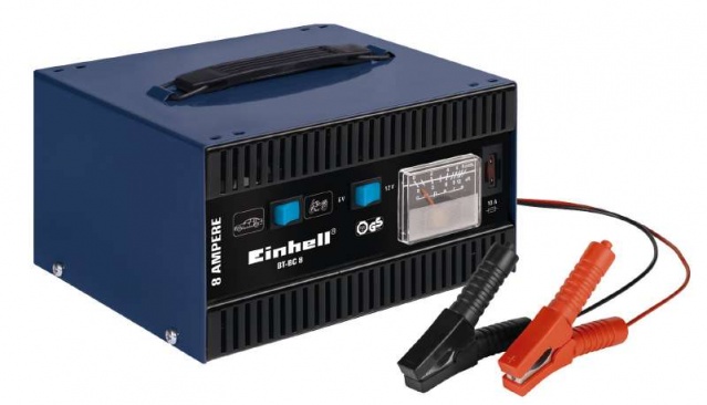 Akumuliatorių įkroviklis "Einhell BT-BC 8", 6V ir 12V