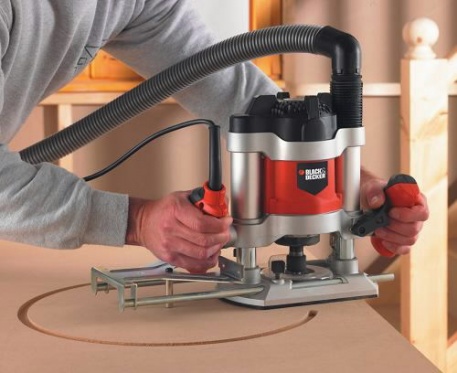 Freza "BLACK&DECKER KW1600EKA", 1600 W