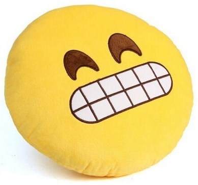 Dekoratyvinė pagalvėlė "Emoji Grinning Face"