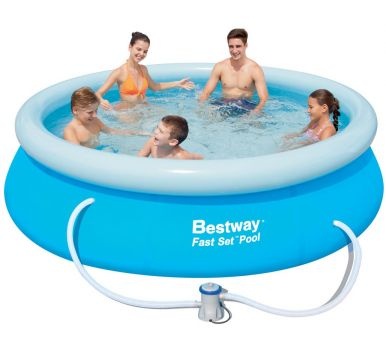 Pripučiamas, apvalus baseinas "Bestway Fast Set", 305 x 76 cm
