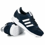 Mėlyni vyriški Adidas sportiniai kedai