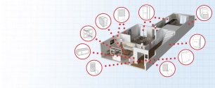 Apsaugos sistema butams "Honeywell HS330S"