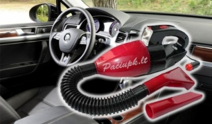 Kompaktiškas siurbliukas automobiliui 12V, palaikyti švarą automobilyje Kompaktiškas siurbliukas automobiliui 12V, palaikyti švarą automobilyje