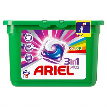 Skalbimo kapsulės "Ariel 3in1 Color &amp;amp; Style"