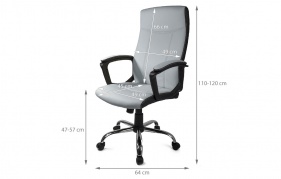 Biuro kėdė "Homekraft Twice" (pilka)