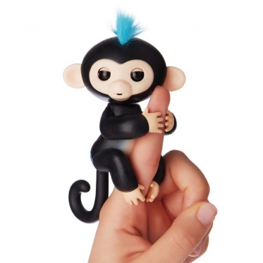 Interaktyvi beždžionėlė "Finger Monkey" (juoda)