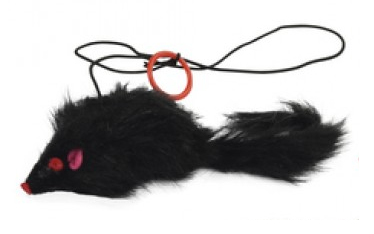 Žaislas katei "Pelė" (juodas)