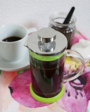 Kavinukas su kavos tirščių nuspaudėju "Elegant", 350 ml