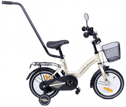 Vaikiškas aukso spalvos dviratis "Tomabike", 12"