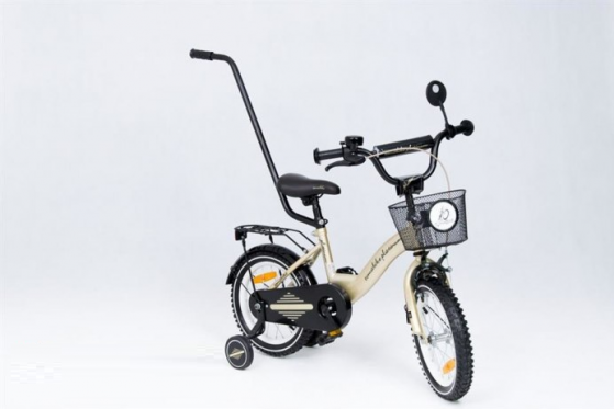 Vaikiškas aukso spalvos dviratis "Tomabike", 12"