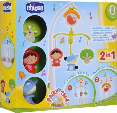 "Chicco" muzikinė karuselė "Raudonkepuraitė"