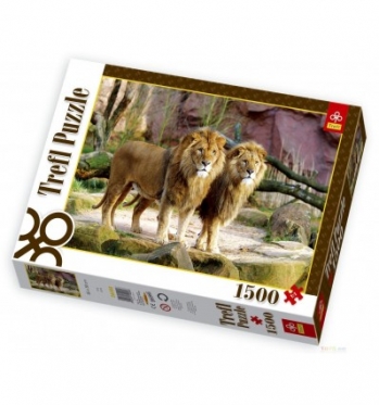"Trefl" dėlionė "Liūtai", 1500 dalių