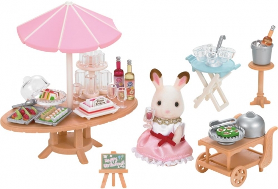 "Sylvanian Families" rinkinys "Gimtadienio šventė paplūdimyje"