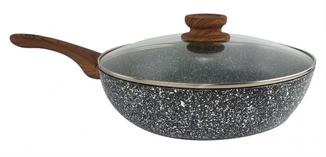 "King Hoff" wok keptuvė su dangčiu, Ø 28 x 7,5 cm