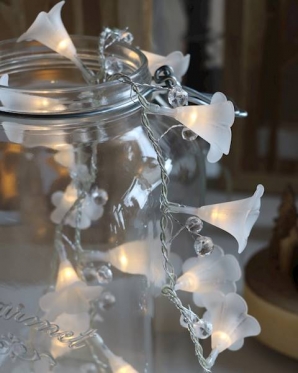 LED lempučių girlianda "Gėlės", 100 cm