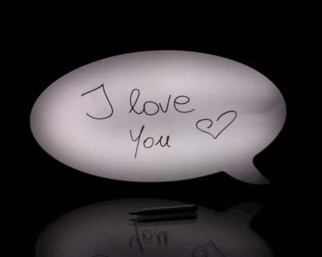 Dekoracija su LED lemputėmis "Minčių debesėlis", 30 x 21 cm