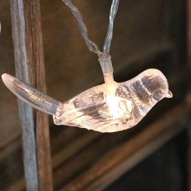 LED lempučių girlianda "Paukščiai", 100 cm