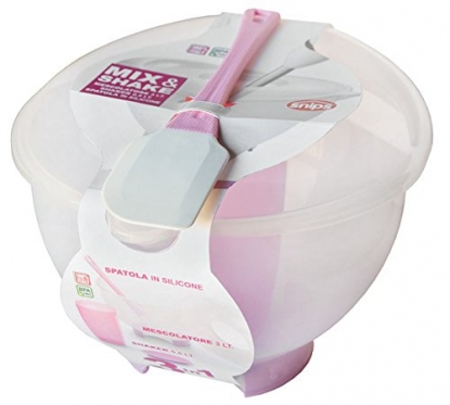 Plastikinis rinkinys tešlos maišymui, 4 dalys