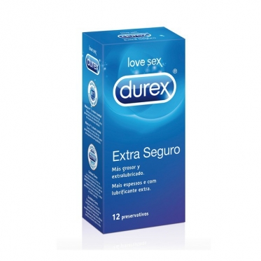 Prezervatyvai "Durex" Extra Safe, 12 vnt