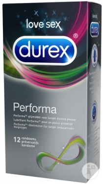 Prezervatyvai "Durex" Performa, 12 vnt