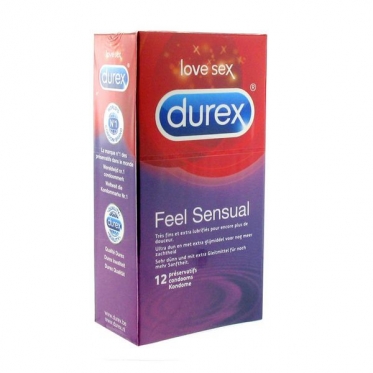 Prezervatyvai "Durex" Feel Sensual, 12 vnt