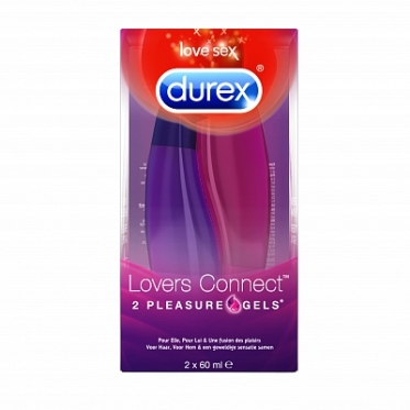 Lubrikantas "Durex" Lovers Connect, 2 x 60 ml
