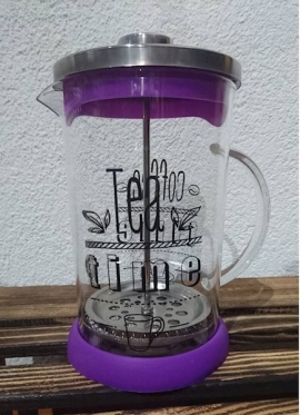 Arbatinukas/kavinukas su nuspaudimo mechanizmu, 0,8 l