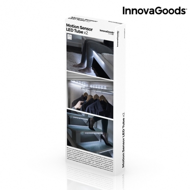 LED šviestuvas su judesio jutikliu "InnovaGoods", 2 vnt