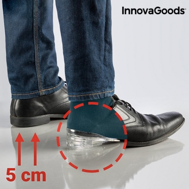 Paaukštinantys silikoniniai batų įdėklai "InnovaGoods", 11 x 5 x 7 cm