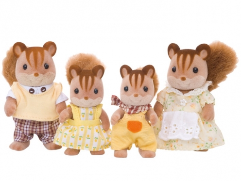 Walnut voveraičių šeimynėlė "Sylvanian Families"