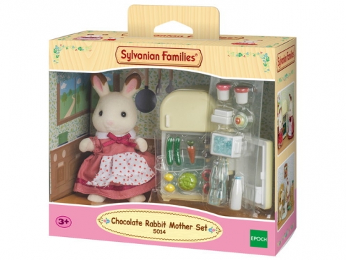 Šokoladinės triušienės mamos rinkinys "Sylvanian Families"